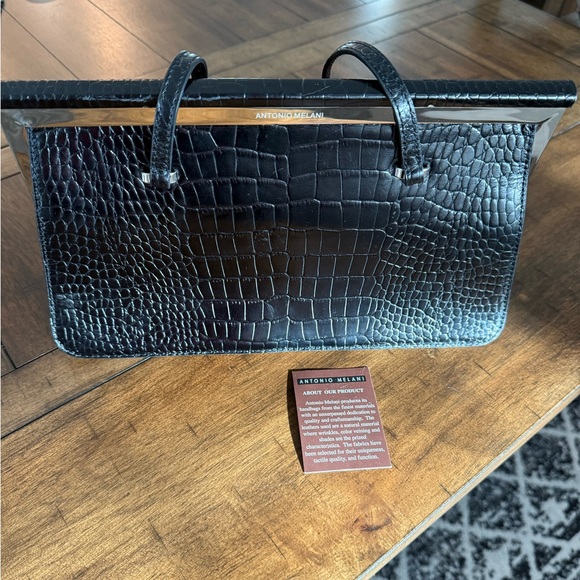 Antonio Melani Black Handbag - Picture 1 of 6